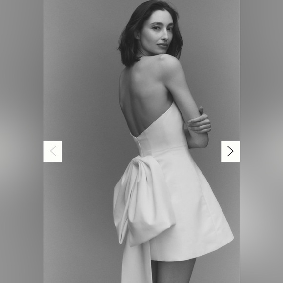 Anthropologie Dresses & Skirts - Sachin & Babi Grace Strapless Back-Bow Mini Dress